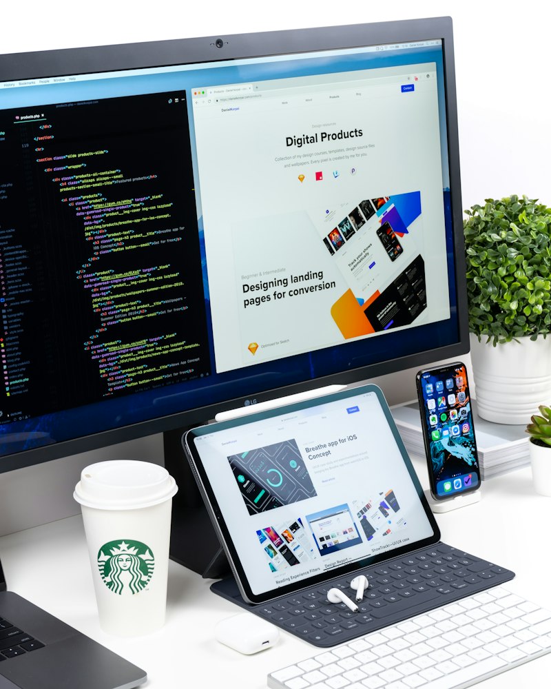 Web development code